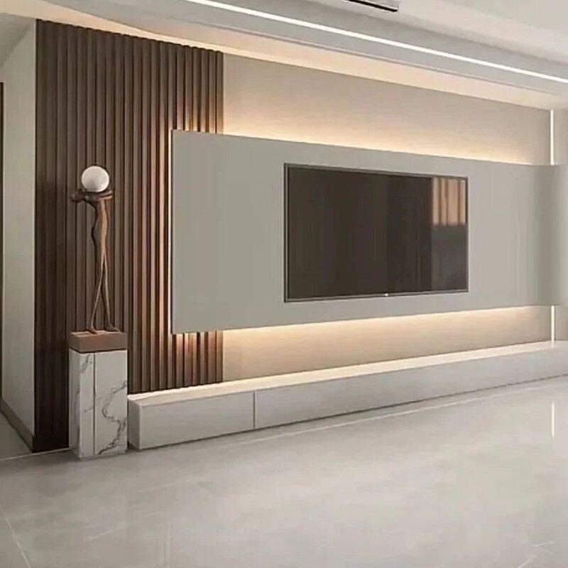 استفاده ترمو وال در دیزاین تی وی وال